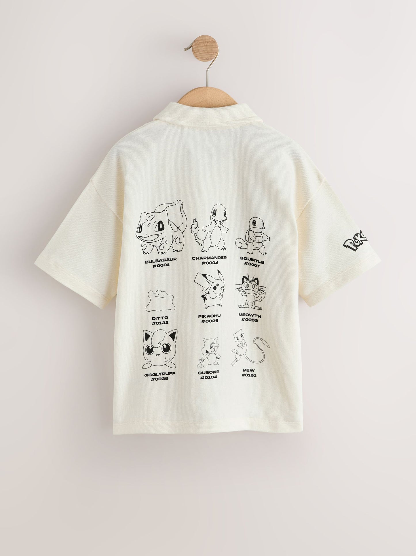 Dsiney Kidz - White Pokemon Textured Jersey Shirt (4-14yrs) image 7