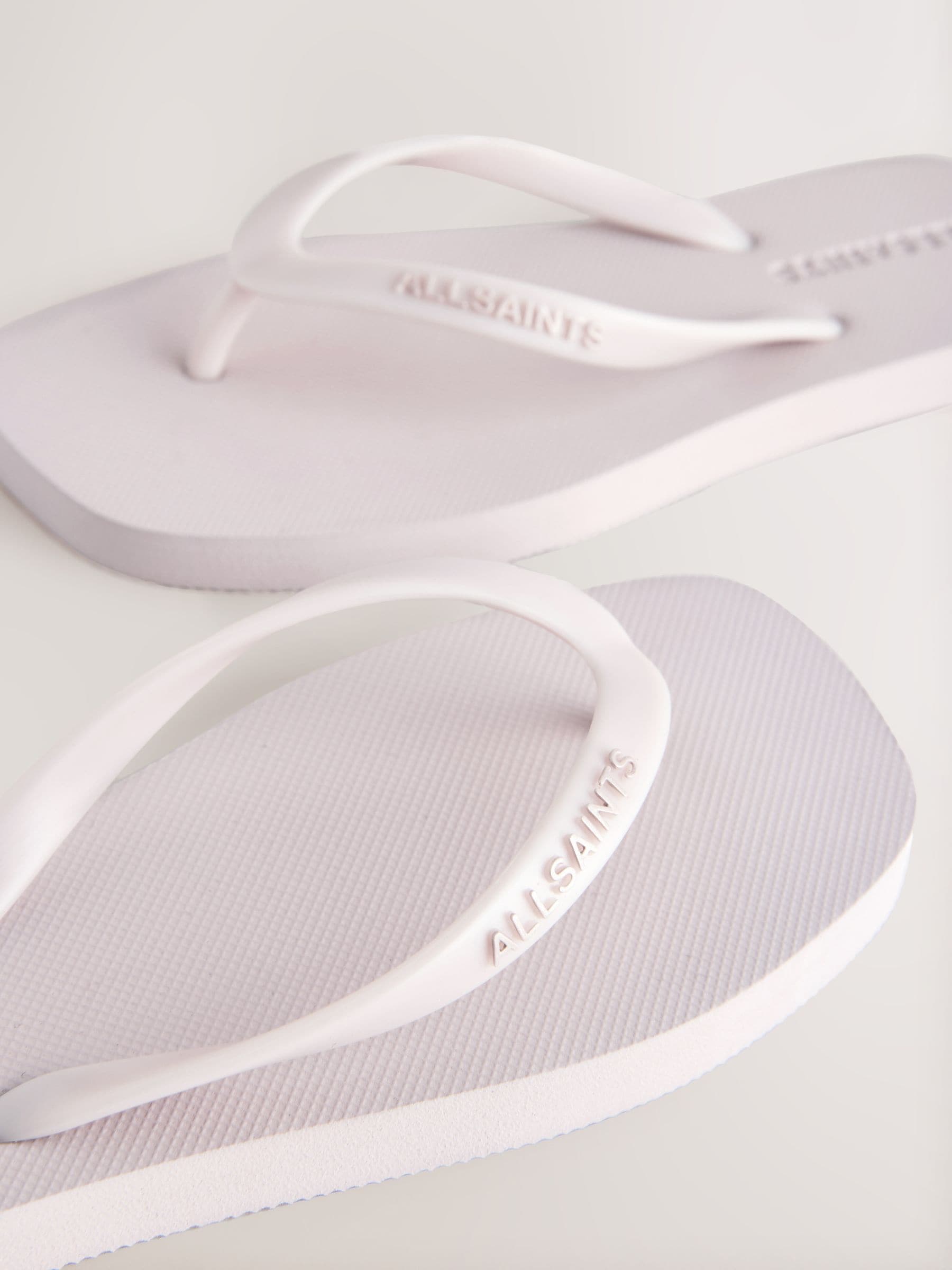 smALLSAINTS Pink Square Toe Flip Flops image 3