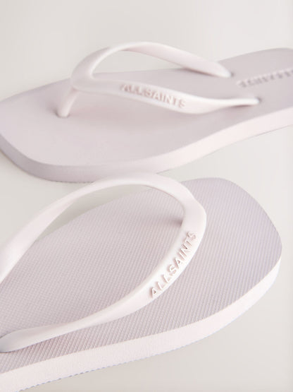 smALLSAINTS Pink Square Toe Flip Flops image 3