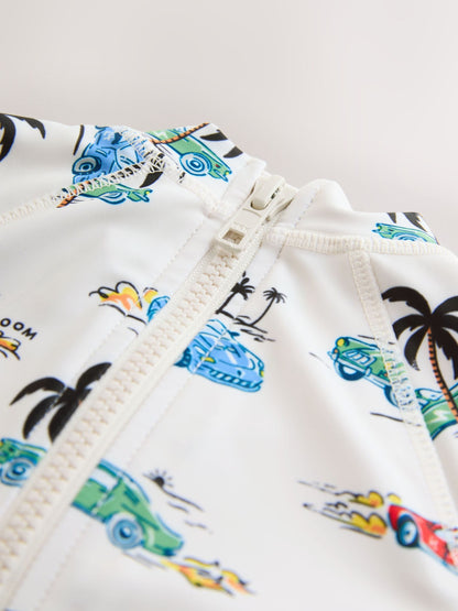 White Cath Kidston Sunsafe All-In-One Swimsuit (3mths-7yrs) image 5
