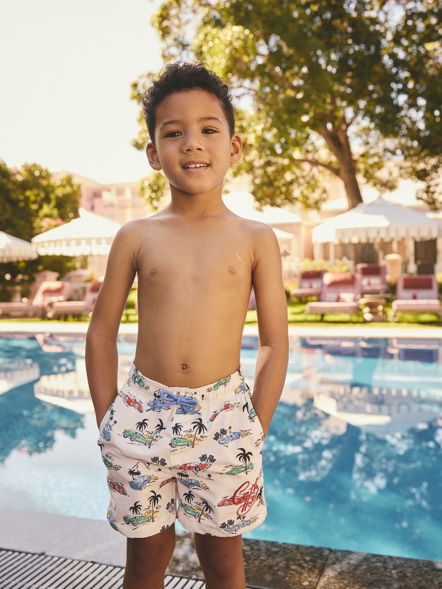 White Cath Kidston Swim Shorts (3mths-7yrs) image 1