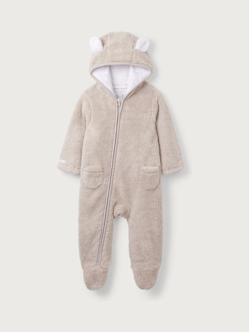 The White Company Natural Fleece Romper image 1