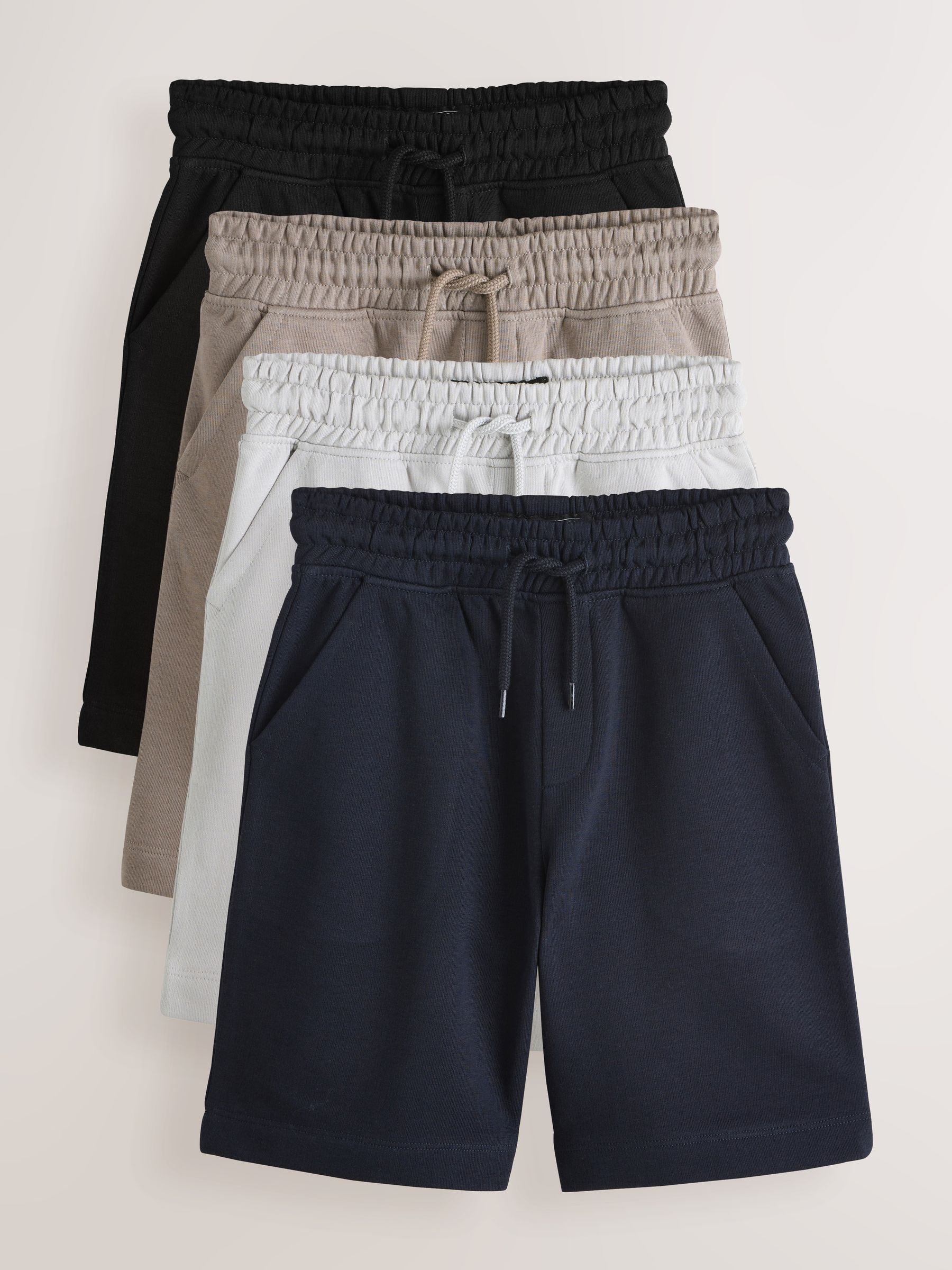 Dsiney Kidz - Grey/Natural/Navy/Black Loose Fit Basic Shorts (3-16yrs) image 1