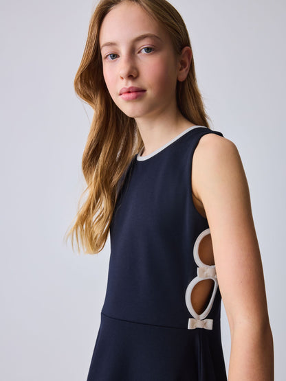Baker by Ted Baker Cut Out Contrast Ponte Skater Dress image 3