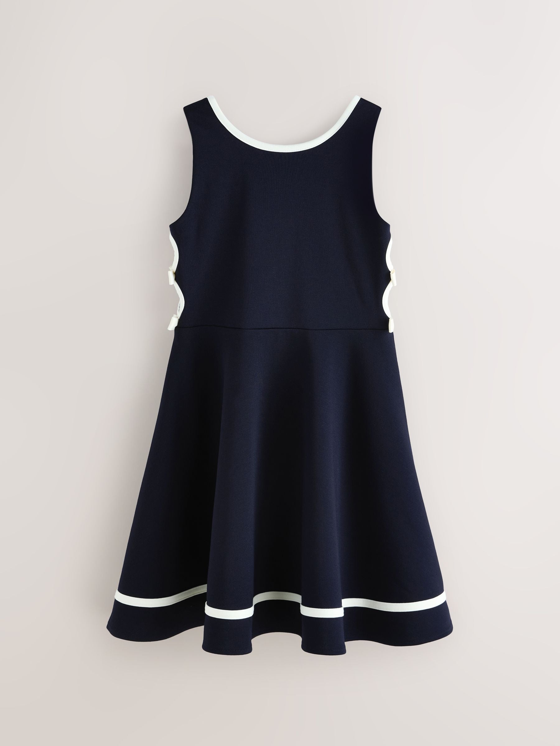 Baker by Ted Baker Cut Out Contrast Ponte Skater Dress image 6
