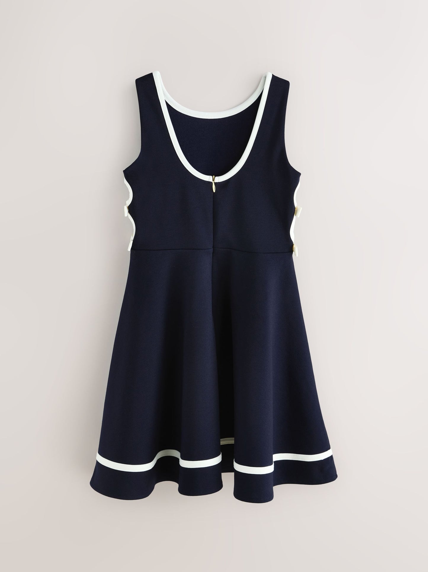 Baker by Ted Baker Cut Out Contrast Ponte Skater Dress image 7