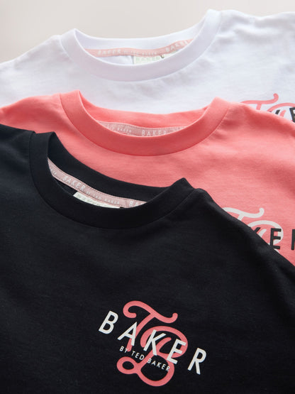 Baker by Ted Baker 3 Pack Oversized Graphic T-Shirts image 6