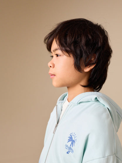 Dsiney Kidz - Blue Dip Dye Regular Fit Graphic Zip Through Hoodie (3-16yrs) image 3