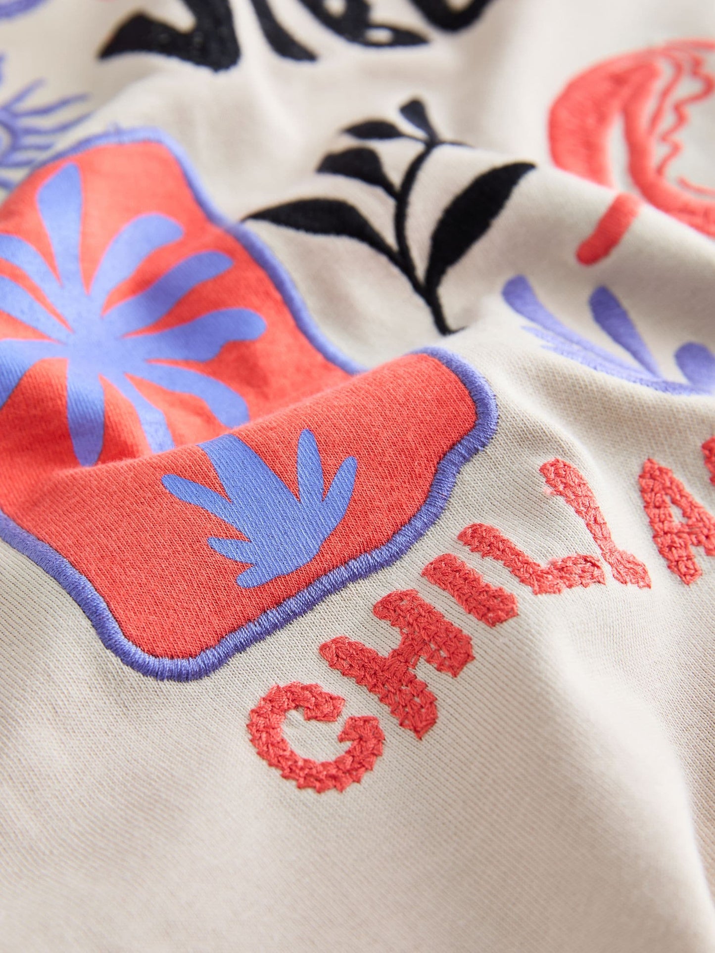 Dsiney Kidz - Stone Tropical Embroidery Short Sleeve Graphic T-Shirt (3-16yrs) image 7