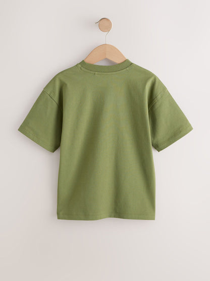 Dsiney Kidz - Green Controller Short Sleeve Graphic T-Shirt (3-16yrs) image 2