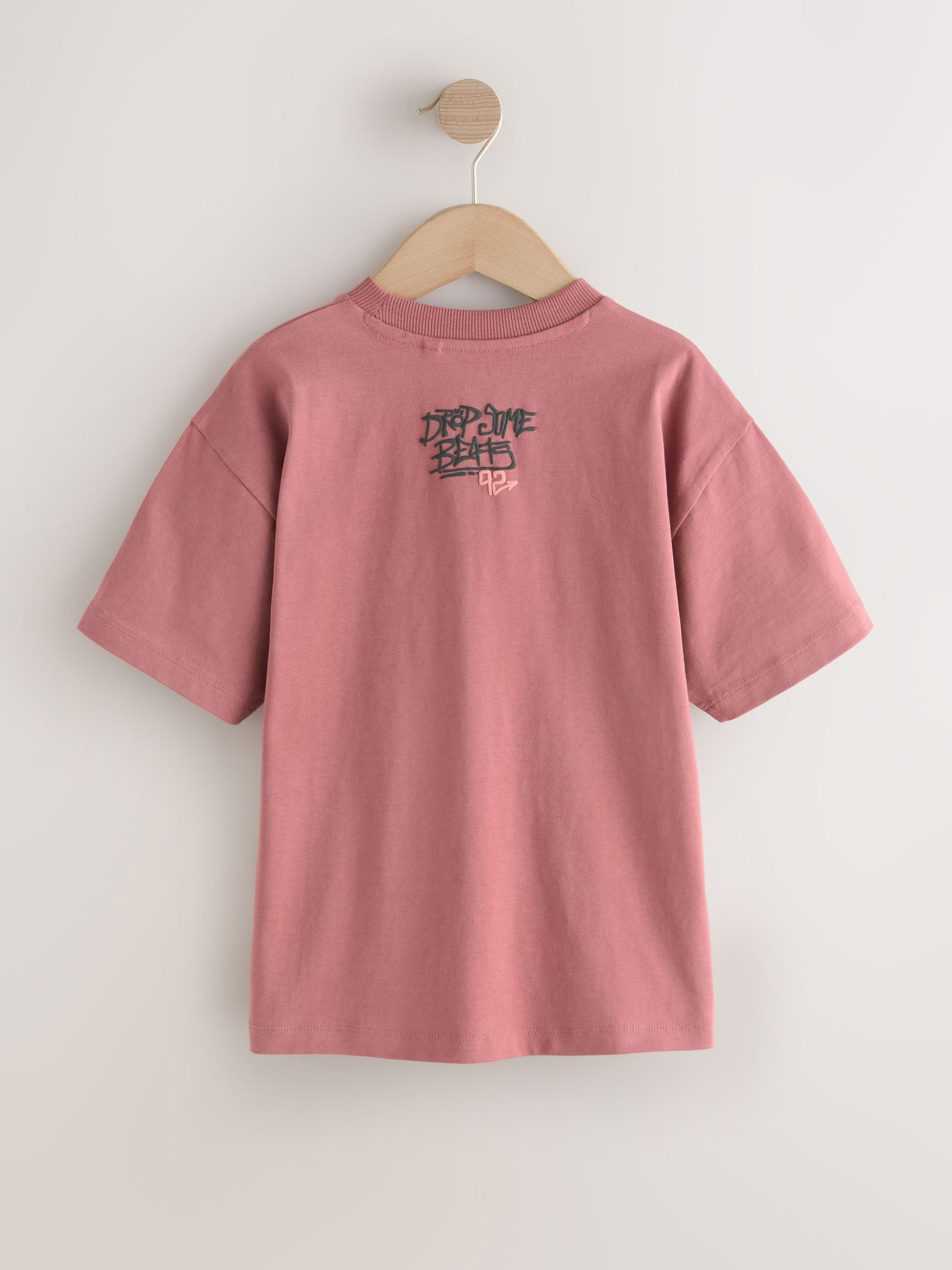 Dsiney Kidz - Pink Graffiti Short Sleeve Graphic T-Shirt (3-16yrs) image 6