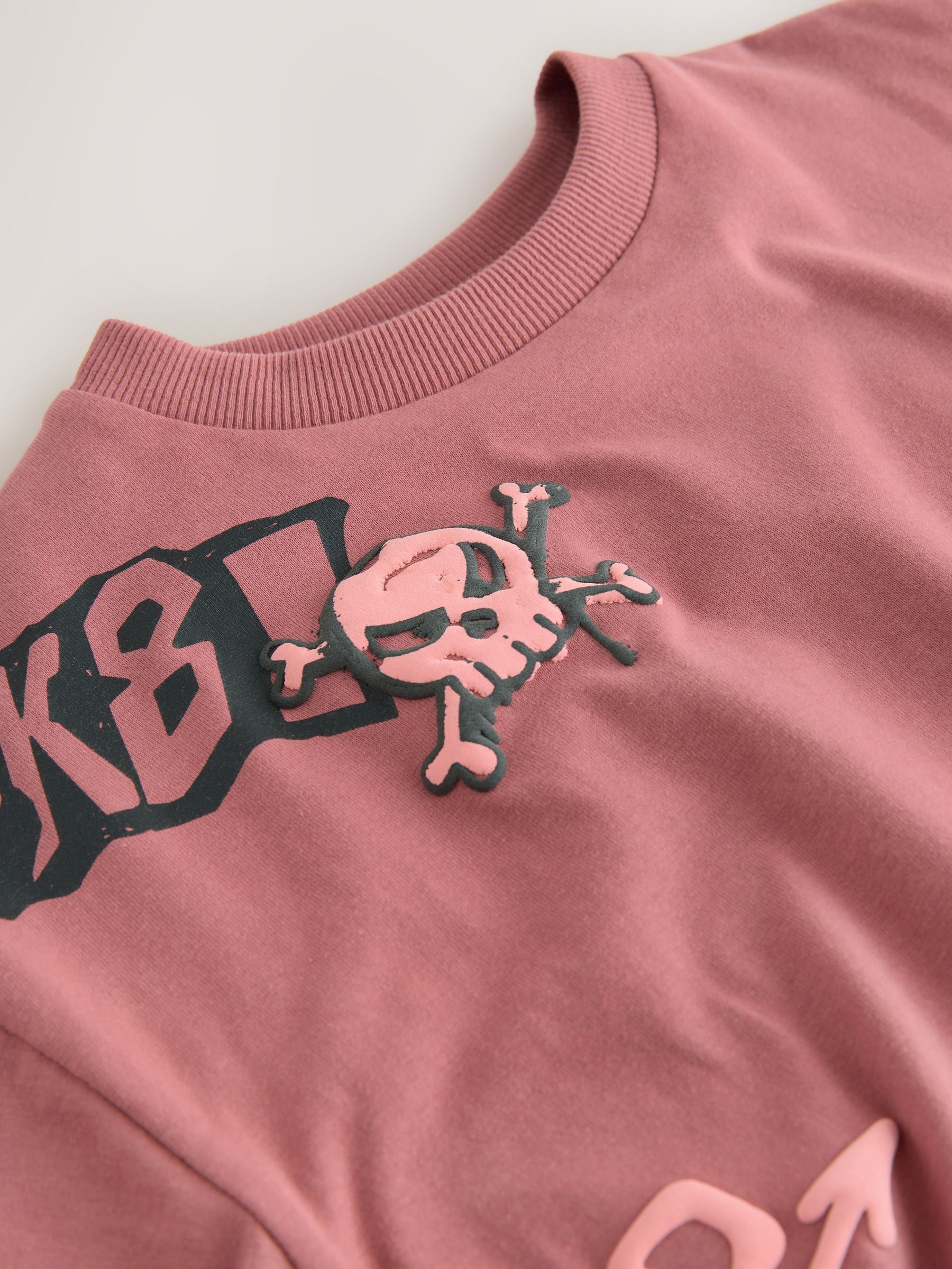 Dsiney Kidz - Pink Graffiti Short Sleeve Graphic T-Shirt (3-16yrs) image 8