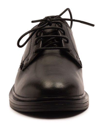 Off The Hook Black Mia Leather Formal Lace-Up School Shoes image 5