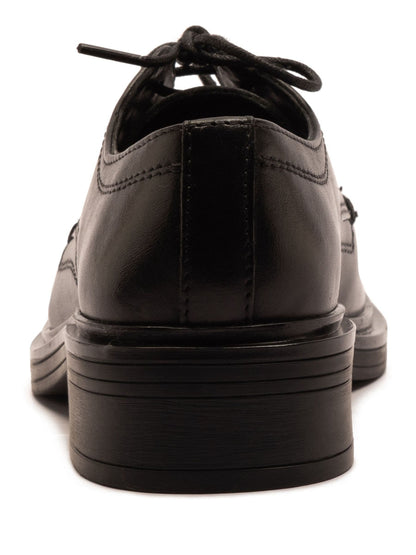 Off The Hook Black Mia Leather Formal Lace-Up School Shoes image 6