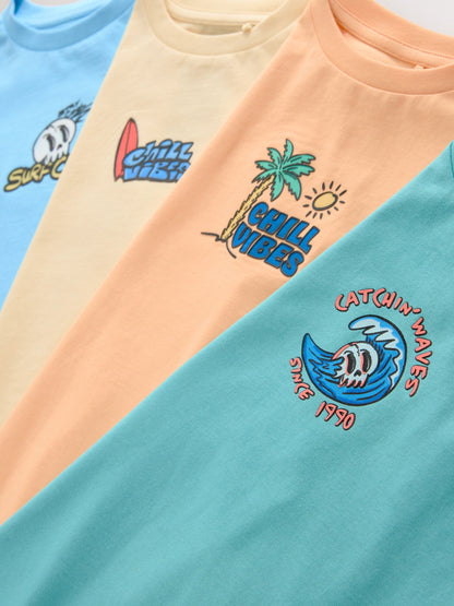 Dsiney Kidz - Peach/Blue/Green/Orange Tank Vest 4 Pack (3-16yrs) image 8