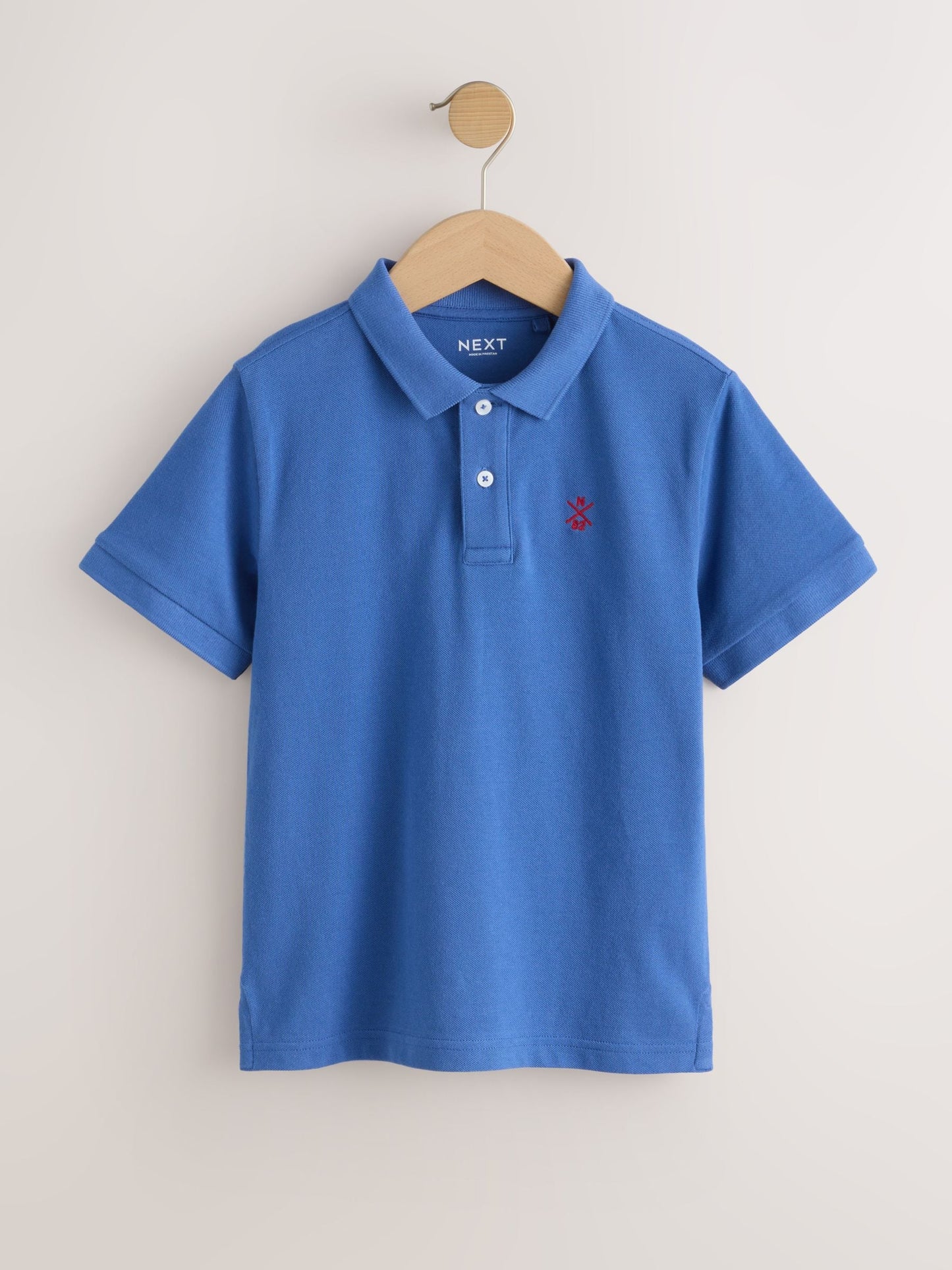 Dsiney Kidz - Cobalt Blue Sign Off Short Sleeve Polo Shirt (3-16yrs) image 1