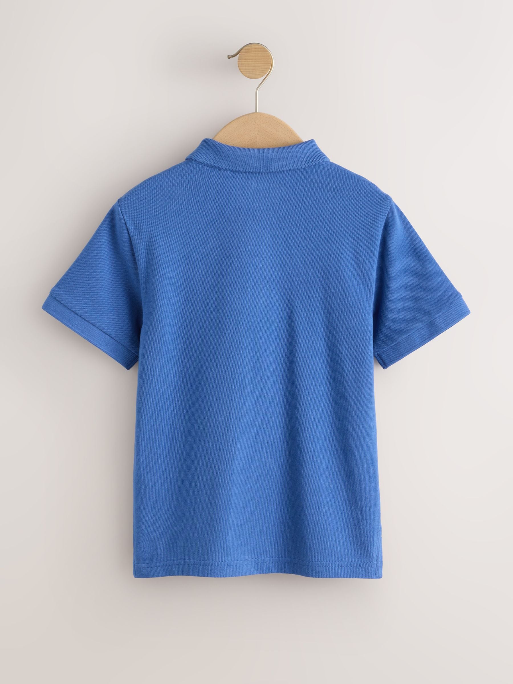 Dsiney Kidz - Cobalt Blue Sign Off Short Sleeve Polo Shirt (3-16yrs) image 2