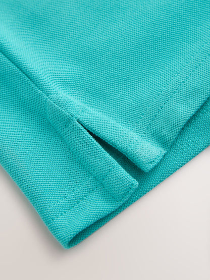 Dsiney Kidz - Stag Aqua Blue Short Sleeve Polo Shirt (3-16yrs) image 5
