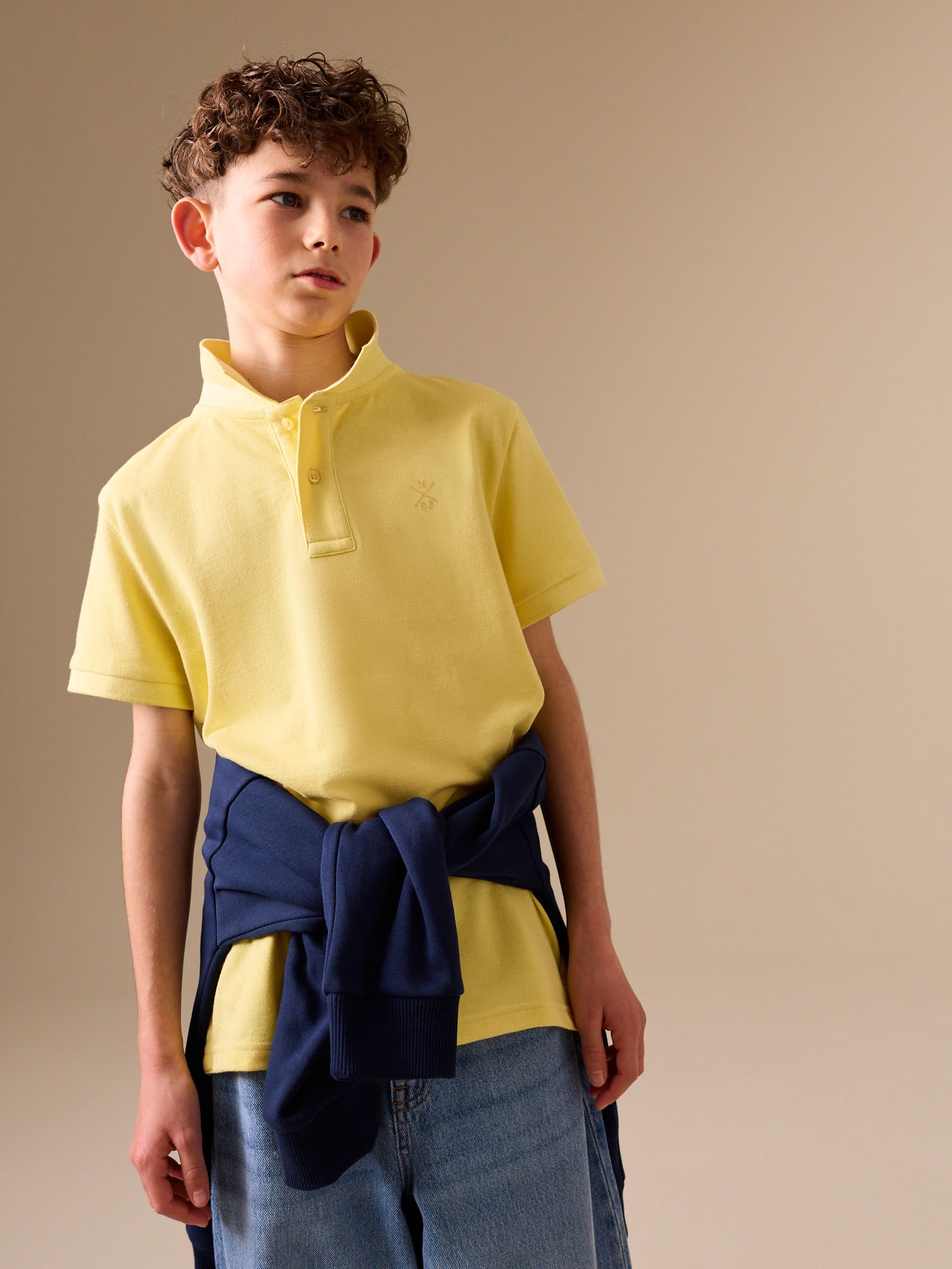 Dsiney Kidz - Yellow Sign Off Short Sleeve Polo Shirt (3-16yrs) image 1