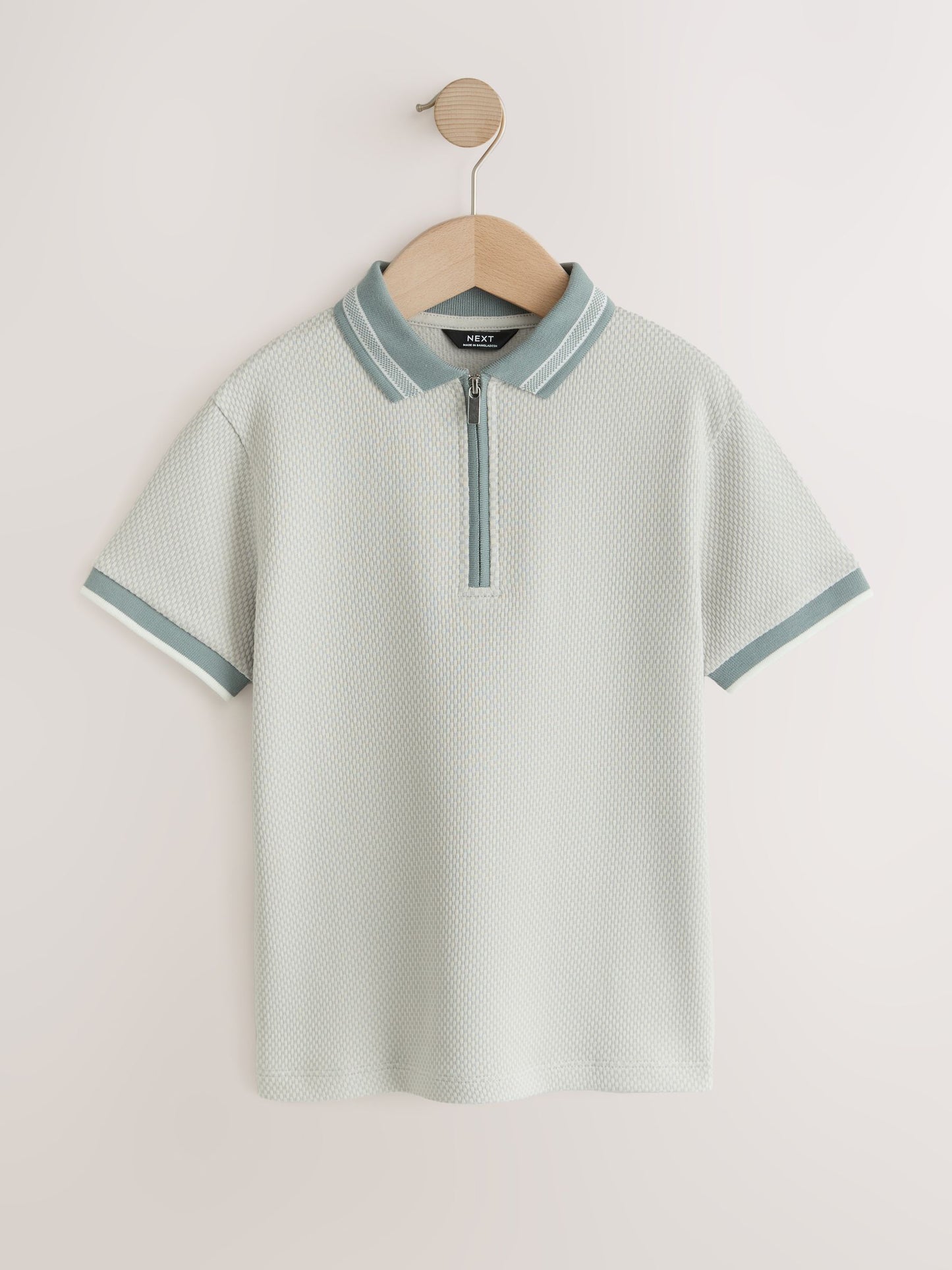 Dsiney Kidz - Mineral Geo Zip Neck Short Sleeve Polo Shirt (3-16yrs) image 1