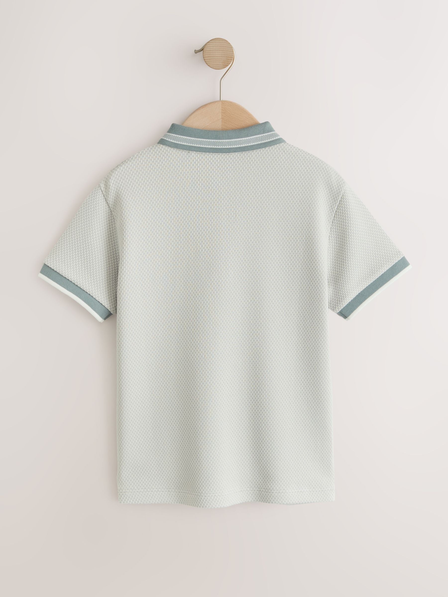 Dsiney Kidz - Mineral Geo Zip Neck Short Sleeve Polo Shirt (3-16yrs) image 2