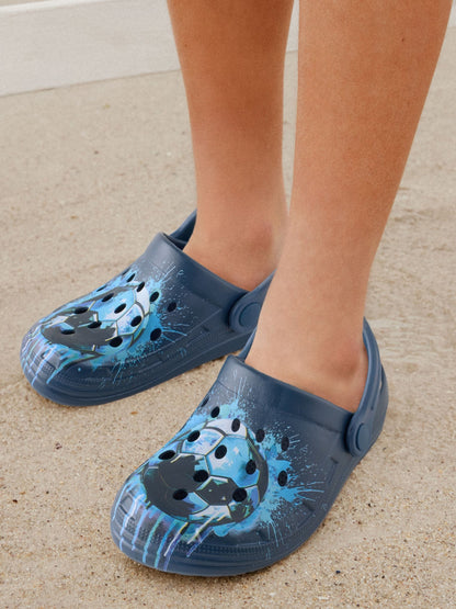 Blue Football Clogs image 1