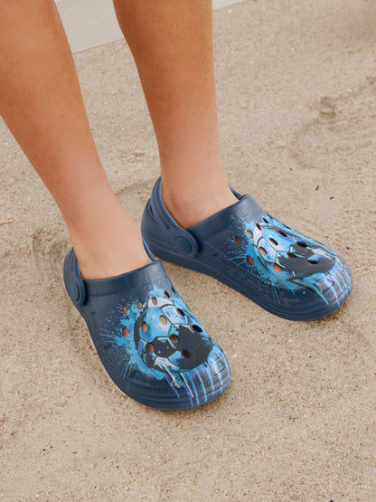 Blue Football Clogs image 2