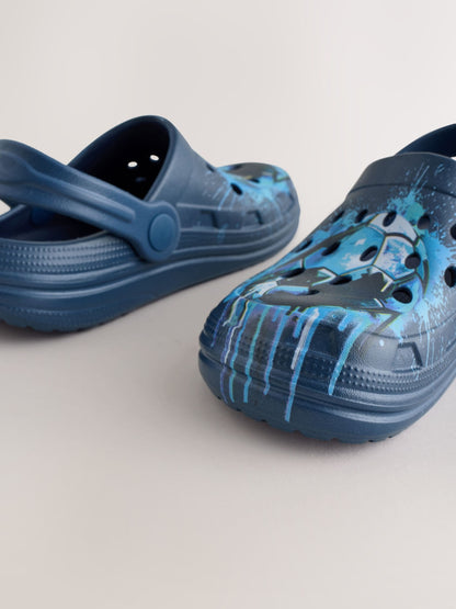 Blue Football Clogs image 6