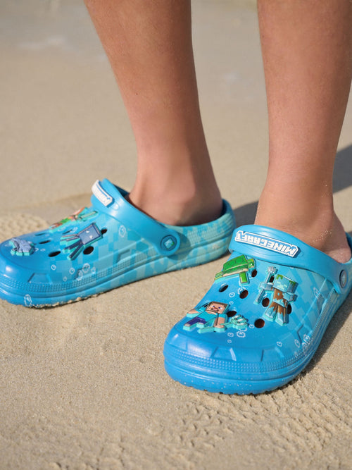 Blue Minecraft Clogs image 1