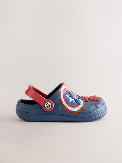 Navy/Red Marvel Clogs image 5