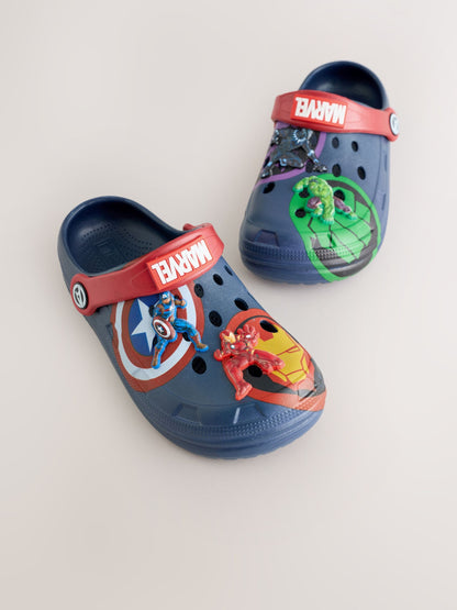 Navy/Red Marvel Clogs image 7