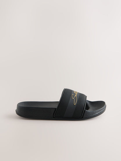 Black Subscribe Classic Sliders image 3