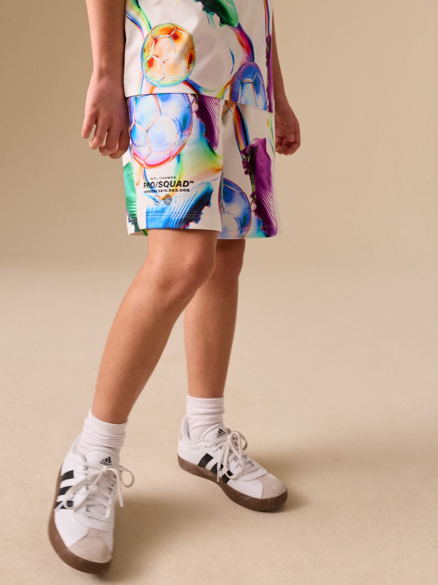 Multi Football Short Sleeve T-Shirt and Shorts Set (3-16yrs) image 6