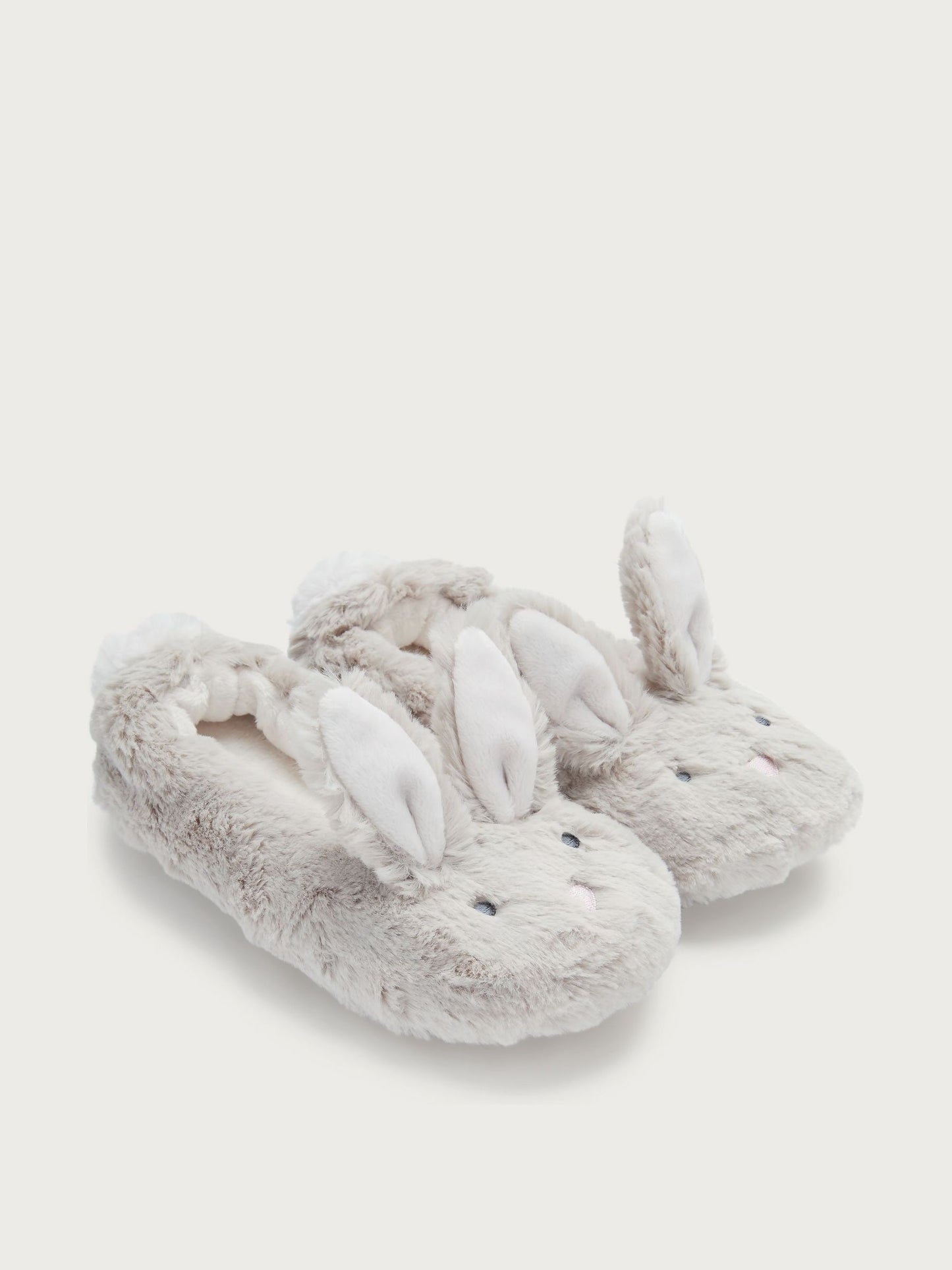 The White Company Natural Bonnie Bunny Slippers image 1