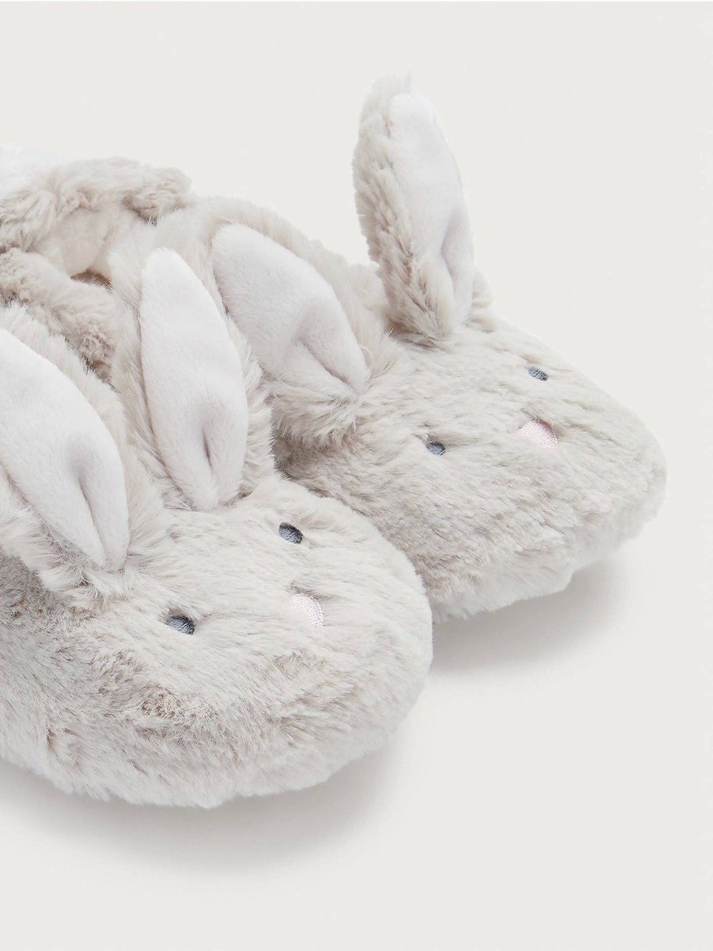 The White Company Natural Bonnie Bunny Slippers image 2