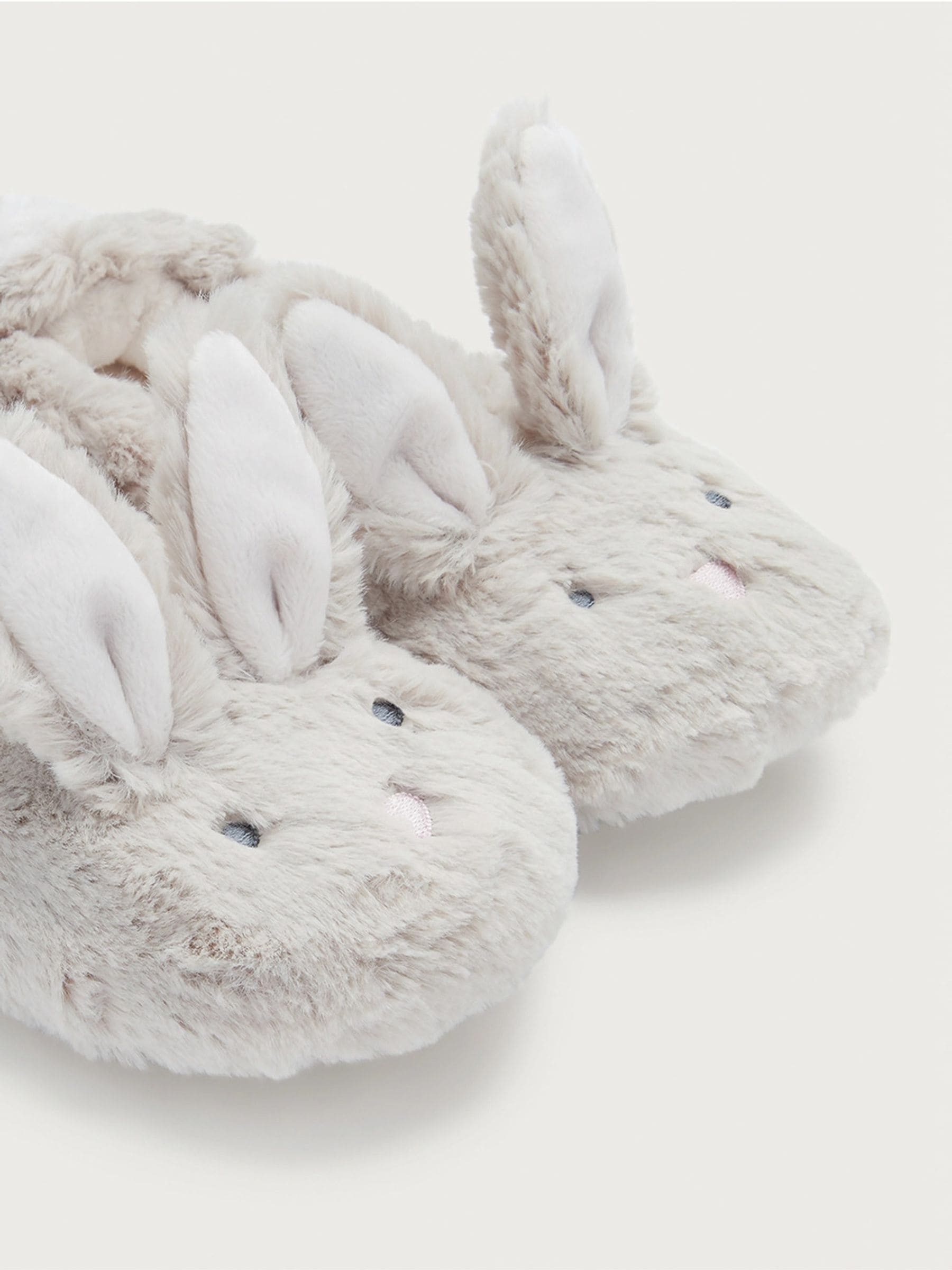 The White Company Natural Bonnie Bunny Slippers image 2