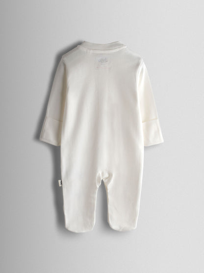 JoJo Maman Bébé Pink Bunny Cotton Footed 3 Pack Sleepsuit image 5