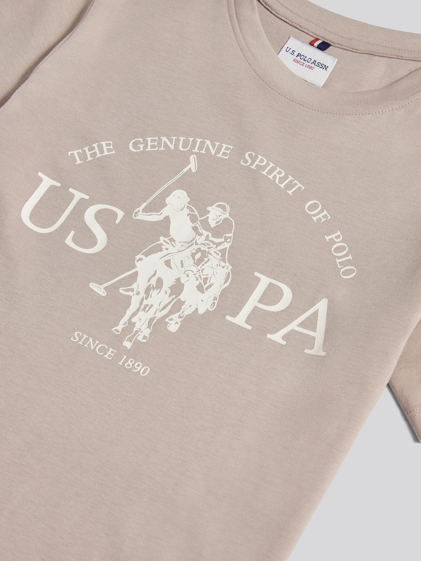 Dsiney Kidz - U.S. Polo Assn. Natural Double Horsemen Graphic T-Shirt image 7