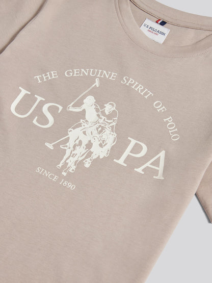 Dsiney Kidz - U.S. Polo Assn. Natural Double Horsemen Graphic T-Shirt image 7