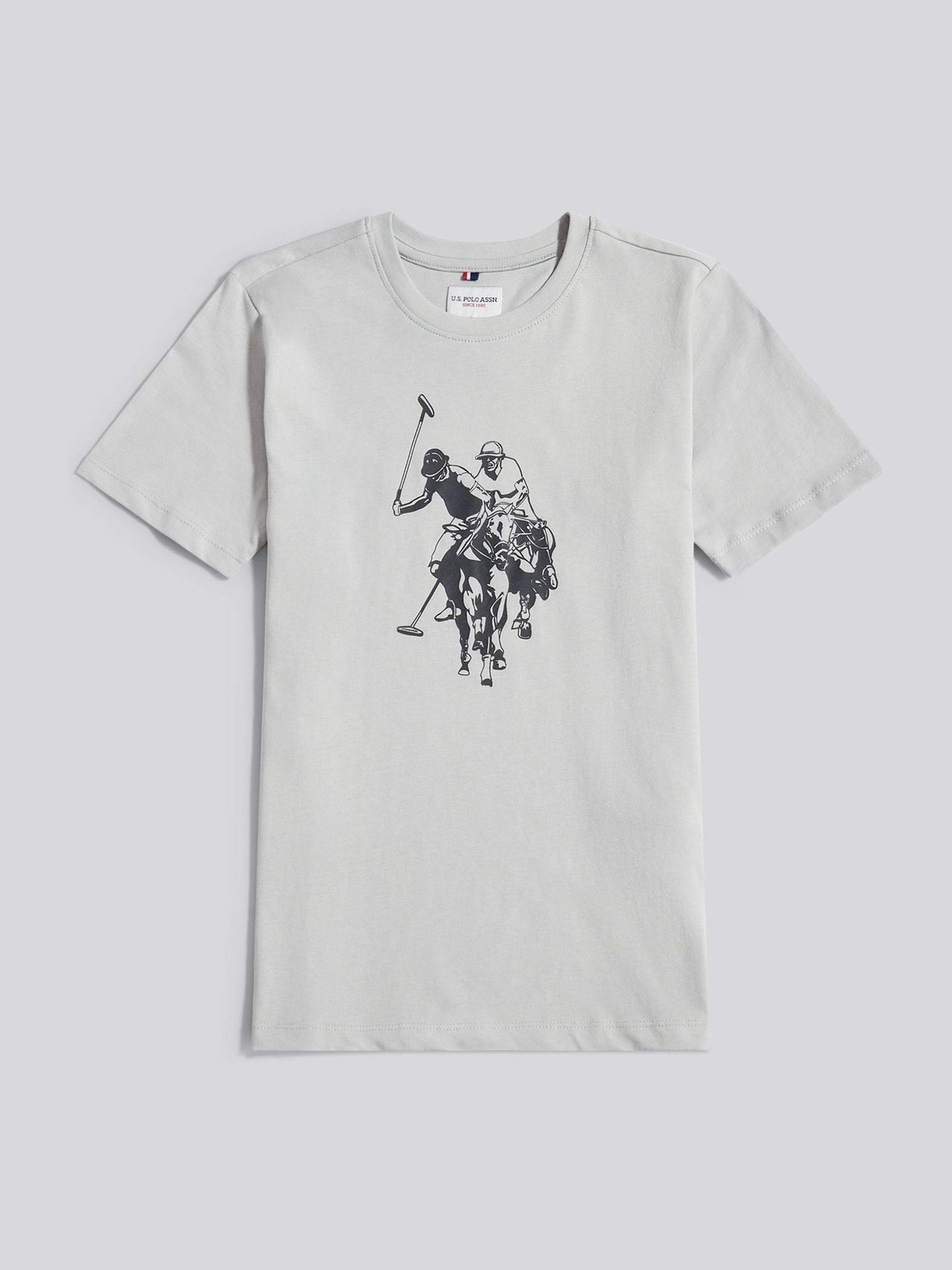 Dsiney Kidz - U.S. Polo Assn. Grey Double Horsemen Graphic T-Shirt image 6
