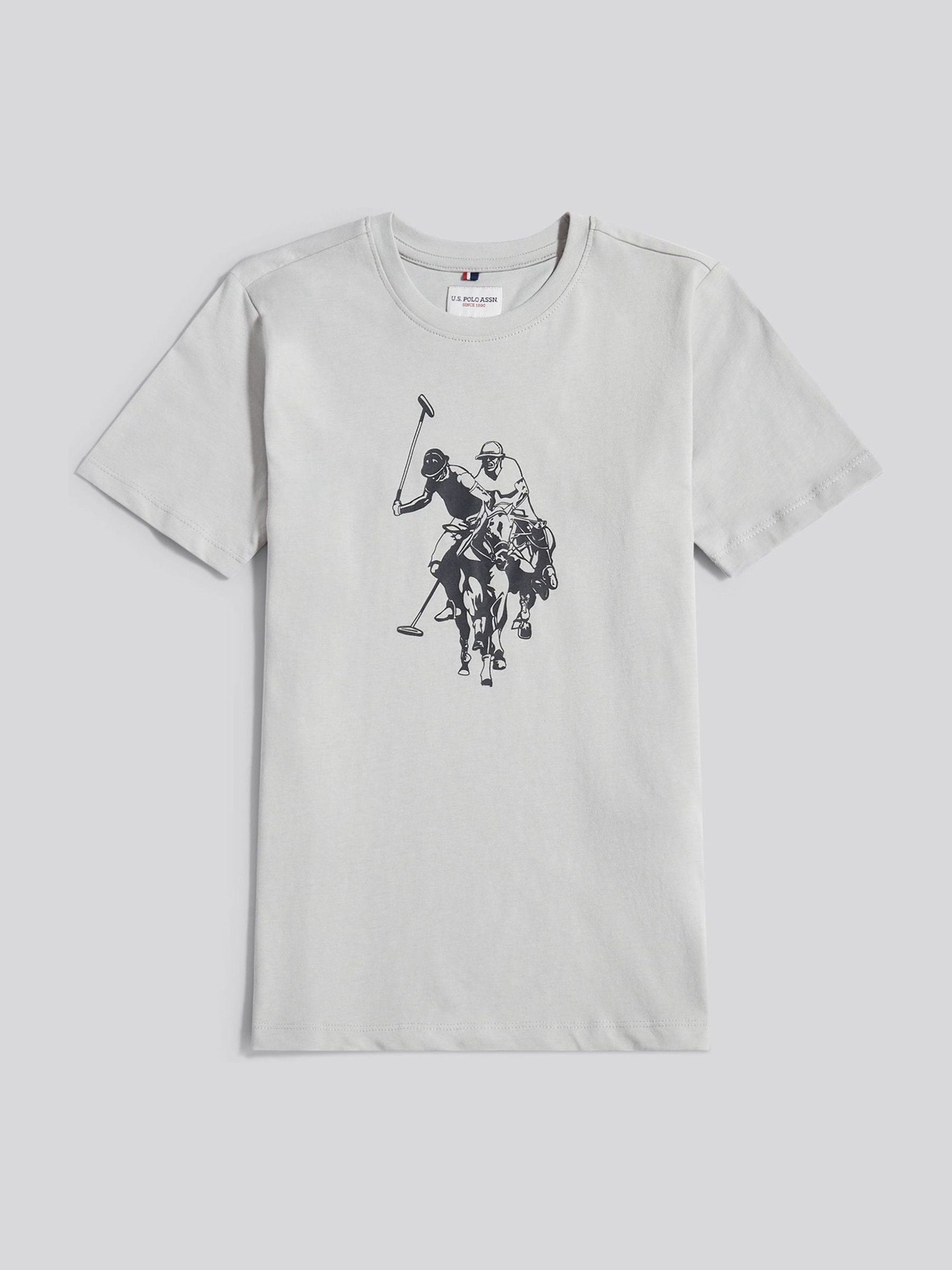 Dsiney Kidz - U.S. Polo Assn. Grey Double Horsemen Graphic T-Shirt image 6
