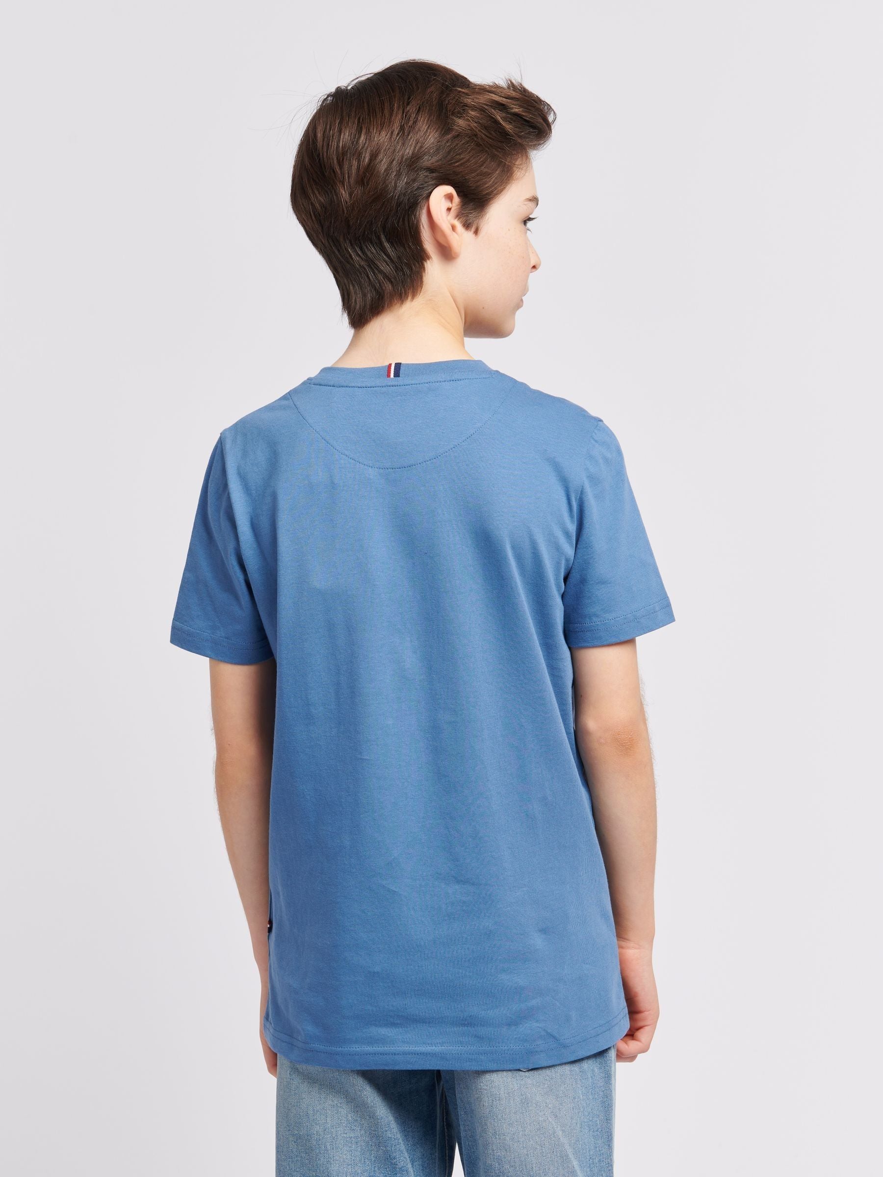 Dsiney Kidz - U.S. Polo Assn. Blue Texture Double Horsemen T-Shirt image 4