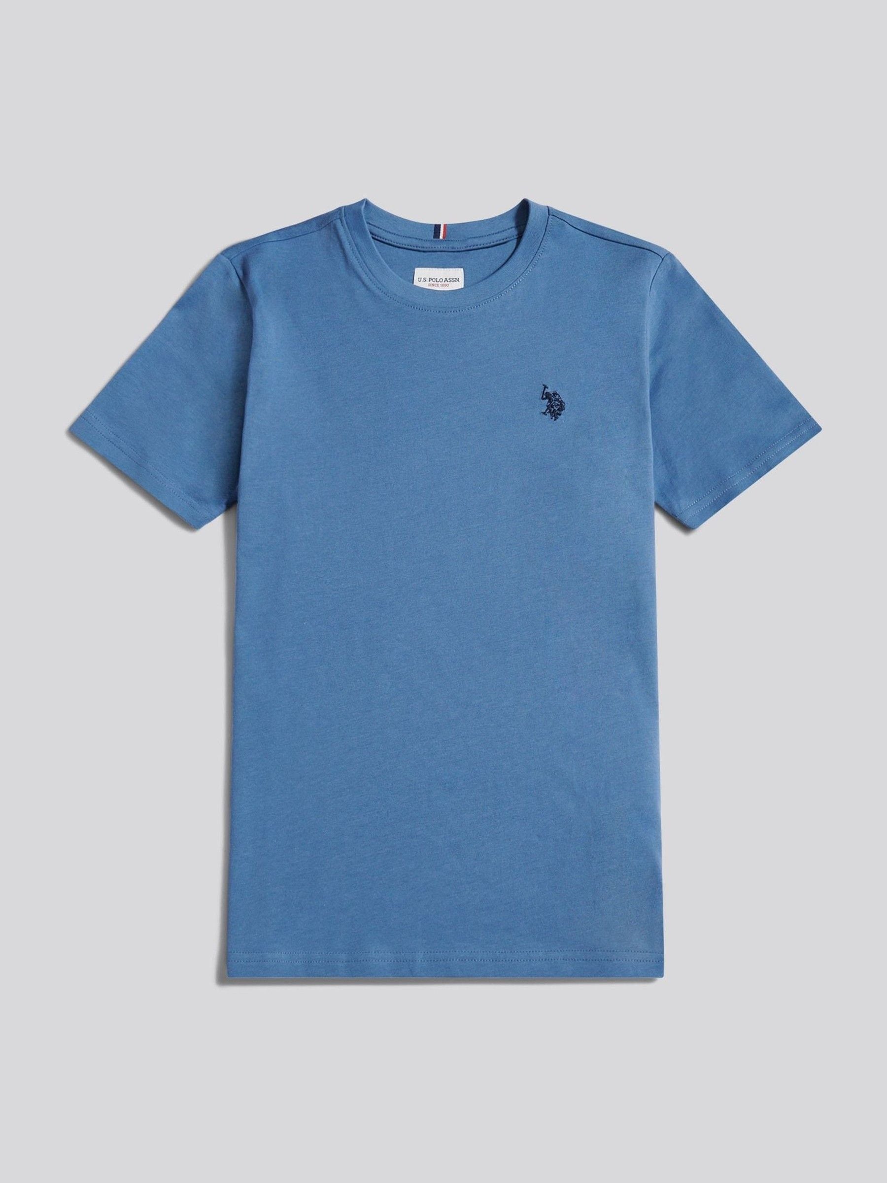 Dsiney Kidz - U.S. Polo Assn. Blue Texture Double Horsemen T-Shirt image 5