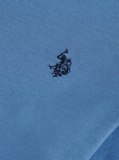 Dsiney Kidz - U.S. Polo Assn. Blue Texture Double Horsemen T-Shirt image 7