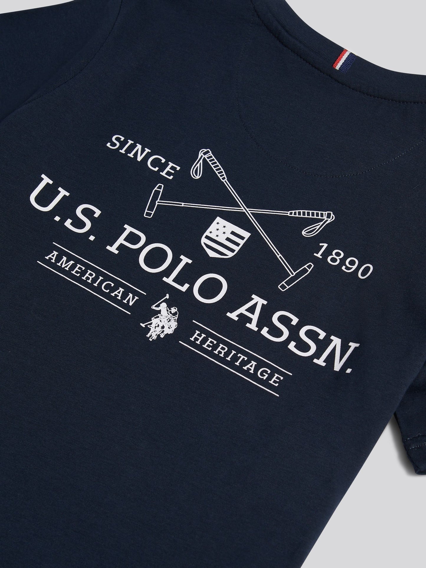 Dsiney Kidz - U.S. Polo Assn. Blue Boys Back Graphic T-Shirt image 9