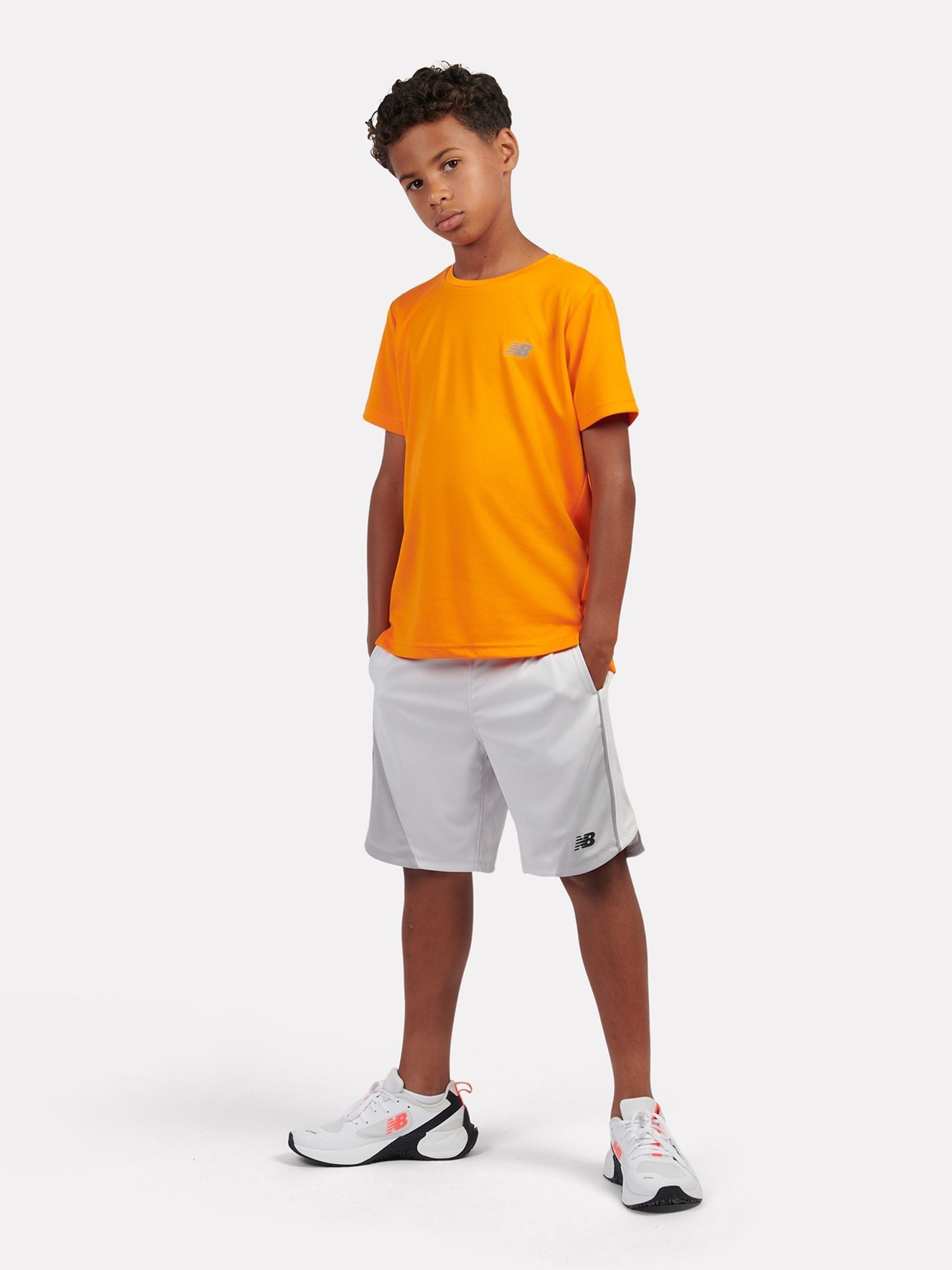 Dsiney Kidz - New Balance Grey Panelled Football Shorts image 2