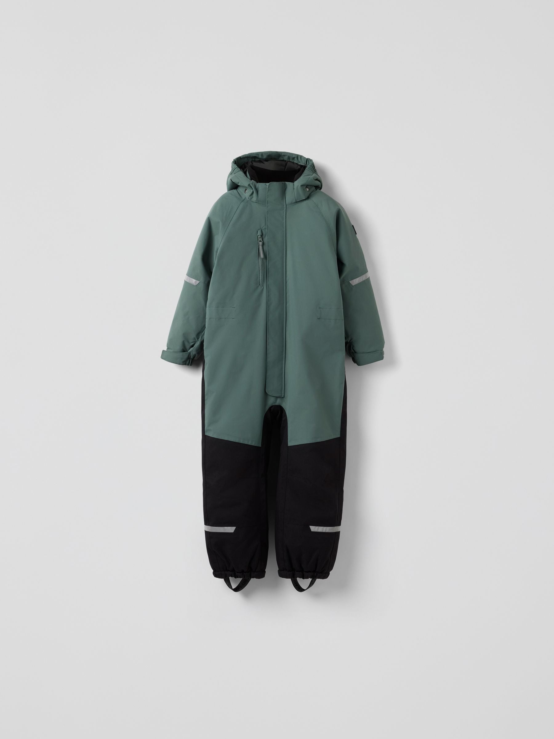 Dsiney Kidz - Polarn O. Pyret Green Waterproof Padded Winter Overall Snowsuit image 2