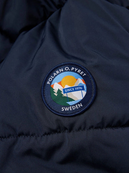 Polarn O. Pyret Blue Padded Water Resistant Puffer Coat