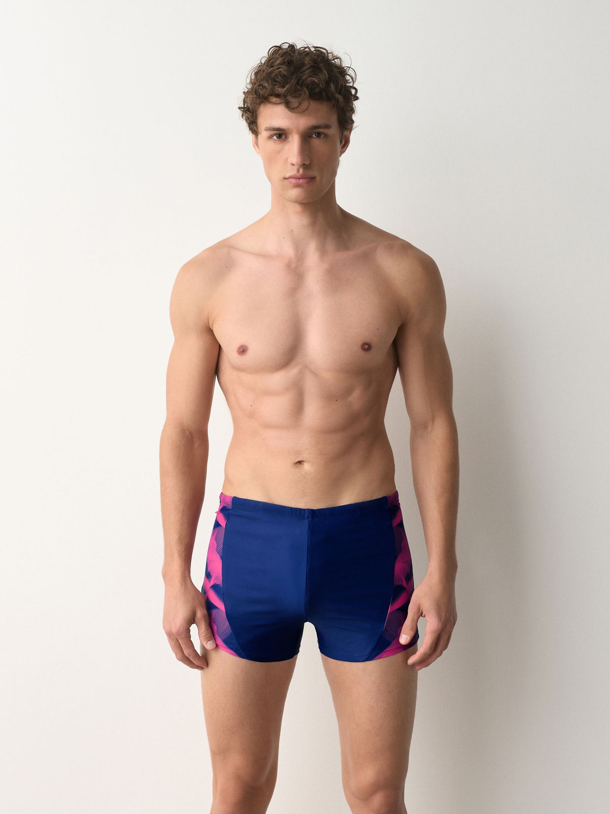 Dsiney Kidz - Navy/Pink Single Active Motionflex Swimming Trunks image 2
