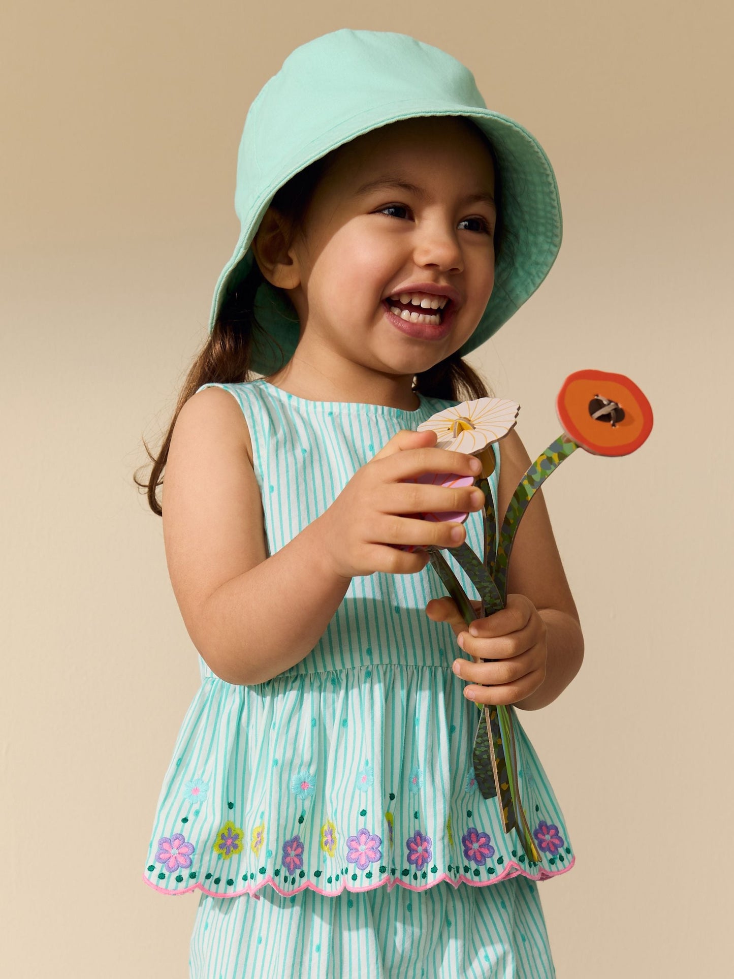 Mint Green Sleeveless Blouse & Trouser Set (3mths-7yrs) image 5